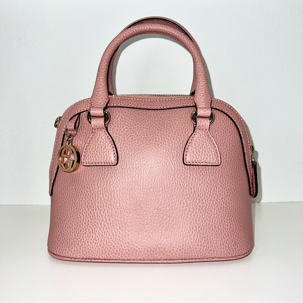 Gucci GG Charm Pink Leather Bag